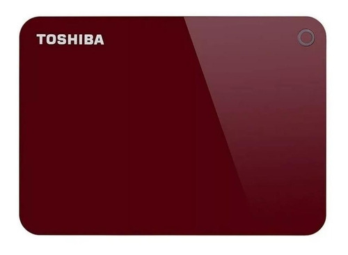Disco rígido externo Toshiba Canvio Advance HDTC910X 1TB vermelho