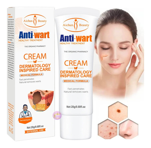 Crema Anti-verruga Removedora E Hidratante