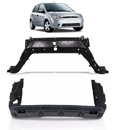 Kit Painel Superior E Inferior Ford Fiesta 2003 A 2006