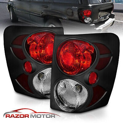 1999-2004 For Jeep Grand Cherokee Black Tail Lights Rear Rzk