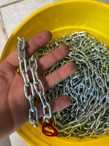 Bote De Cadena Con 25 Kg. Galvanizada 1/8 Son 131 Metros