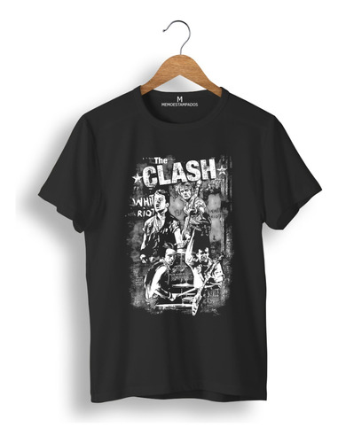 Remera: The Clash Memoestampados