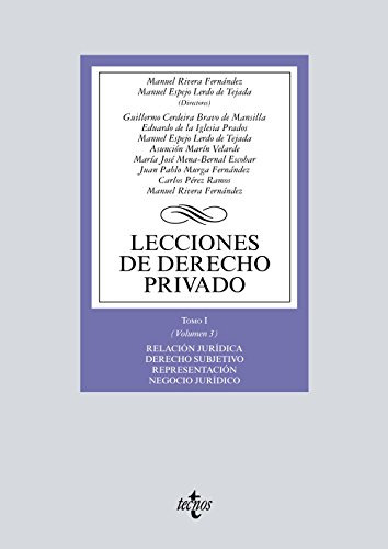 Libro Lecciones De Derecho Privado De  Rivera Fernández Manu