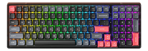  Teclado Mecánico Gamer Machenike K600 Lite 100% Español Rgb