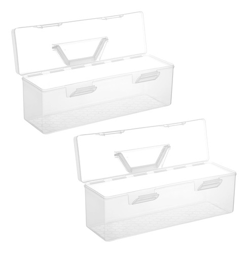 Caja De Almacenamiento De Pintura Con Asa De 2 Piezas, 30 Bo