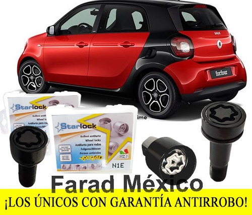 Tuercas Seguridad Smart Forfour Prime Garantizados!!!