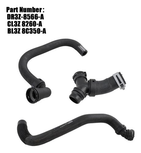 Mangueras De Radiador Superior E Inferior Con Conector En T