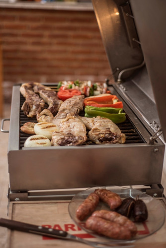 Parrilla Electrica Parriwatt 600 Versión Acero Inoxidable