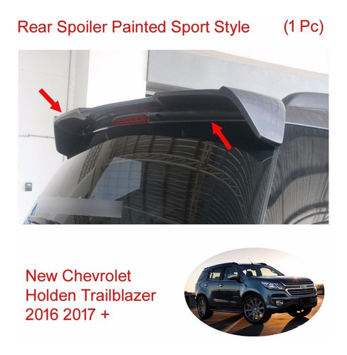 Chevrolet Trailblazer Alerón Trasero En Abs Pintado V2
