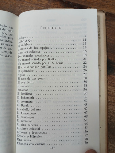 Manual De Zoologia Fantastica - Jorge Luis Borges (Usado)