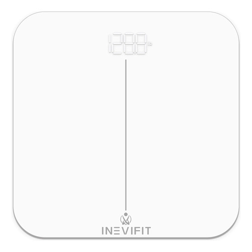 Báscula Inteligente Inevifit Con Bluetooth Precisa - Blanco