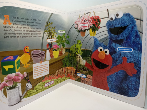 Imagen 6 de 6 de Los Oficios De Elmo - Jardinero - Libro - Rompecabezas