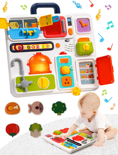 Juego De Mesa Montessori Chef Busy De Juguete Para Bebés