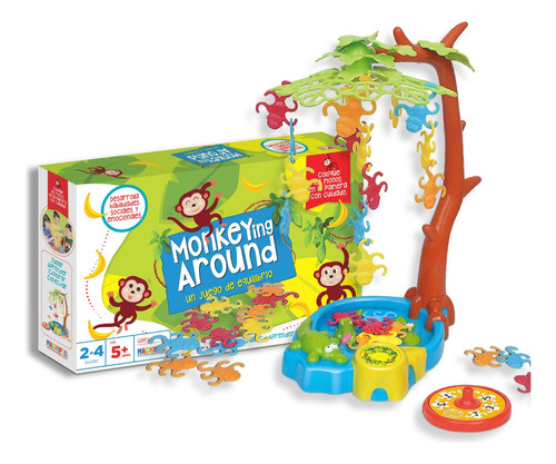 Juego De Mesa Monkeying Around Equilibrio Magnific Full