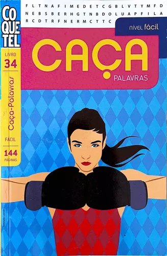 Kit 3 Caça Palavra Coquetel (144 Páginas Cada)