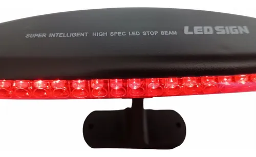 Tercer Stop Línea 28 Led 12v Rojo Carros Tuning Lujos Rectan