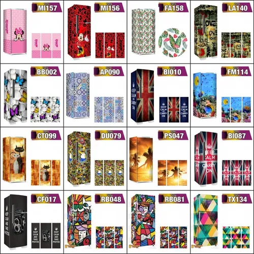 Adesivo De Geladeira Diversas A175 Estampas