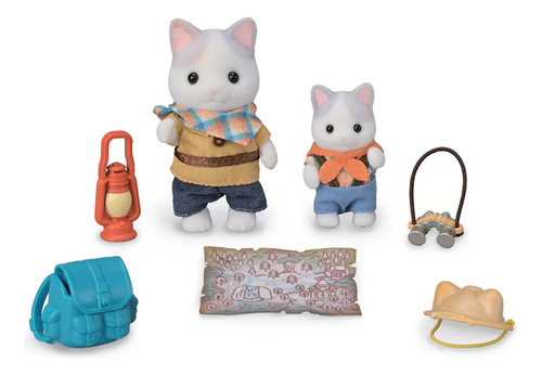 Sylvanian Families Calico Critters - Padre E Hijo Excursión