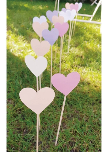 Imagen 1 de 1 de Pack De Corazoncitos Para Decorar - Casamientos