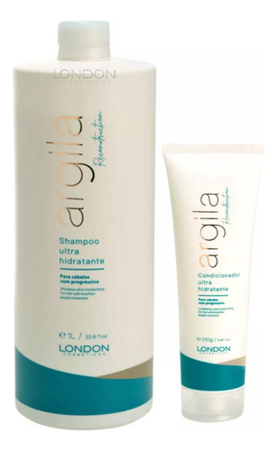 Kit Shampoo E Condicionador London Argila Reconstruction