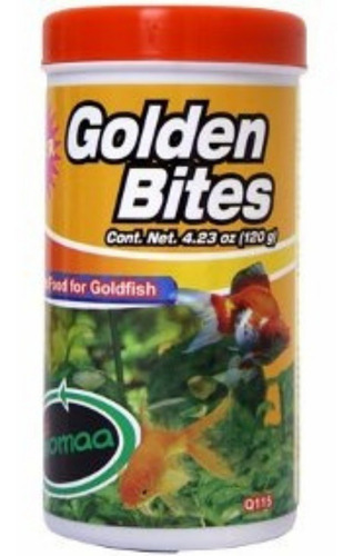 Alimento Para Peces Dorados 120 Gr. 10 Piezas Golden Bits