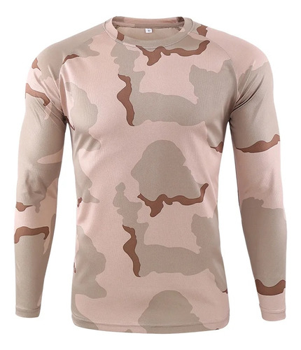 Camisa Táctica De Manga Larga Militar Seca Para Hombre