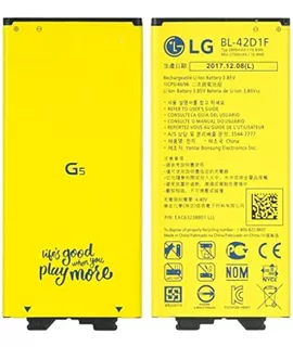 Bateria Para LG G5 Vs987 Us992 H820 Bl-42d1f H868 2800mah