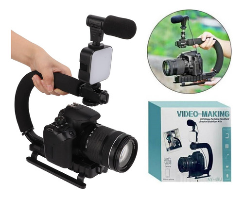 Kit De Grabación Para Video Celular Y Camara Vlogger Youtube