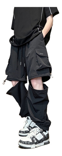 Pantalones Desmontables Deportivos Casuales De Fibra De Bamb