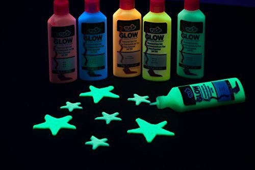 Pintura Acrilica Dimensional Tulip X6u. Brilla En Oscuridad