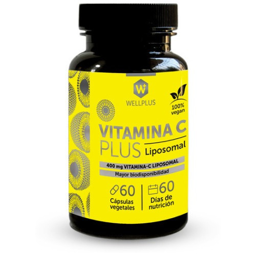Imagen 1 de 5 de Vitamina C Liposomal - Wellplus (60 Caps)