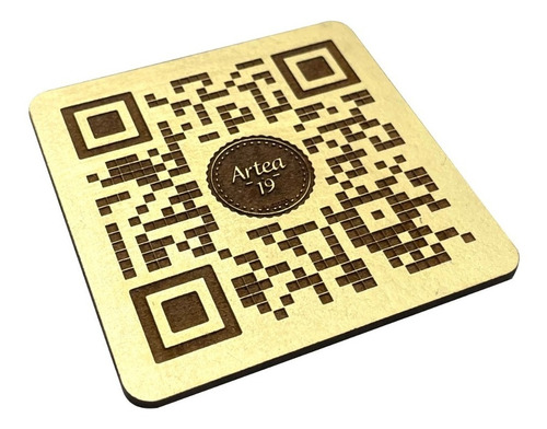 200pzs Cuadro Con Código Qr Personalizado Para Menú Art9006