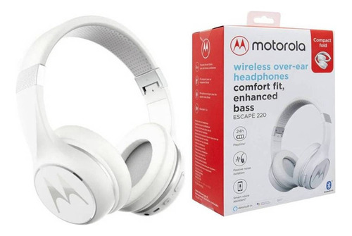 Audífonos Inalámbricos Motorola Escape 220 Sh057 Blanco