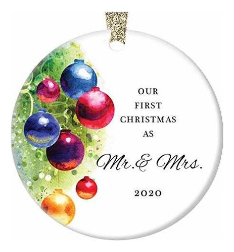 En Primer Lugar El Sr. Y Sra Navidad Ornamento 2020 Nuestra