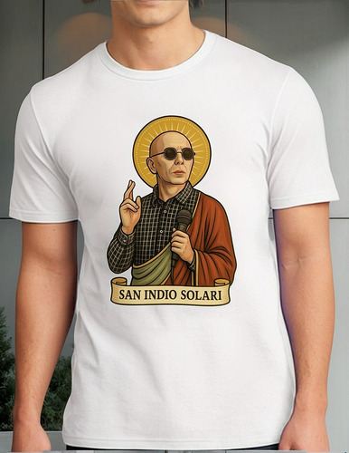 Remera Unisex Indio Solari Santo Personalizada Algodón