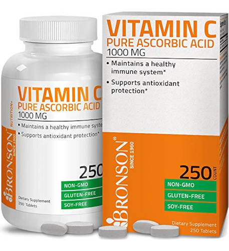 Bronson Vitamina C 1000 Mg De Acido Ascorbico