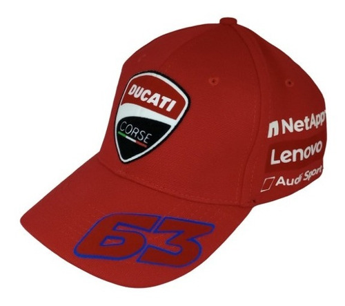 Gorra Ducati Motogp Pecco Bagnaia Elastizada 2