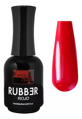 Rubber Fantasy Nails Rojo