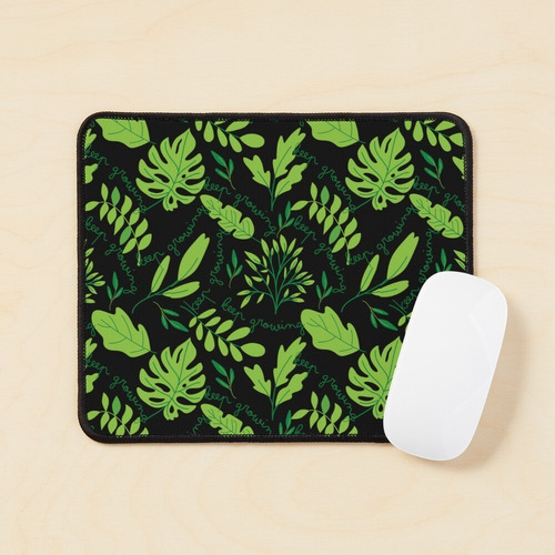 Imagen 4 de 4 de Pad Mouse Flexible Superficie Tela Regalo Palabras Frases
