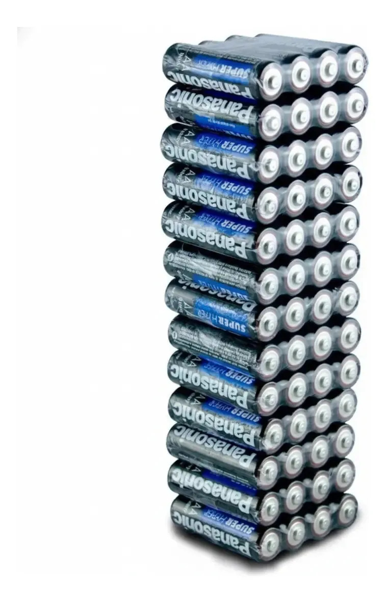 Kit 24 Pilhas AA Panasonic Comum Pequna (média)