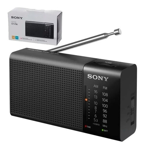 Radio Portatil Sony Icf-p36 Confort Carlos