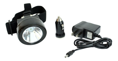 Linterna Minera Led Recargable Ion Litio Kl2.5lm 27600110 Linterna Negro Luz Blanco