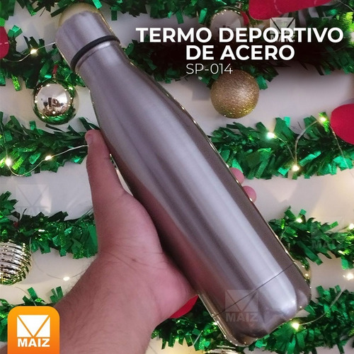 Termo Botella Acero Inoxidable Portatil Antiderrame 500ml