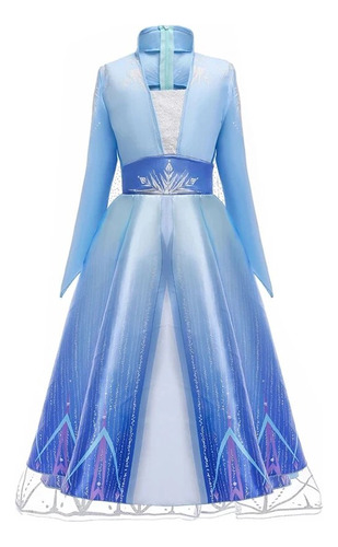 Vestido Frozen De Anna Elsa Para Niñas, Para Cosplay, Reina