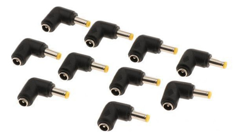 5x10 Piezas ,5x2,5 Mm Macho A 5,5x2,1 Mm Hembra Adaptador De