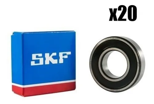 Rodamiento 6200 2rs C3 - Skf (10mm X 30mm X 9mm) 20 Unidades