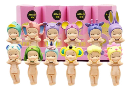 12 Sonny Angel Hippers Pink