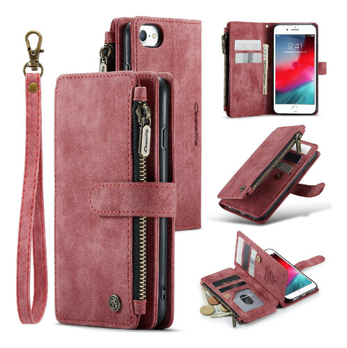 Funda Caseme Para iPhone 6/6s Cartera Para Hombres Y Mujeres