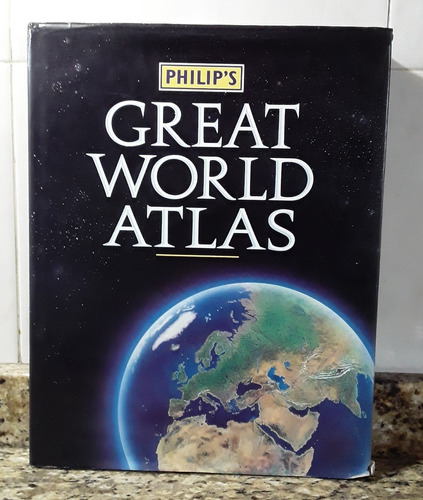 Atlas Mundial Philip´s Version En Ingles En Tapa Dura