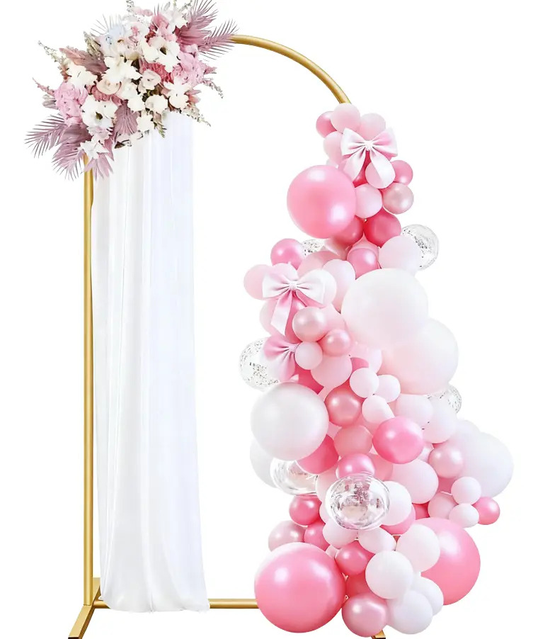 Estructura para Arco de Globos Metálico de 2m para Decoración de Fiestas y Eventos FIESTALIFE